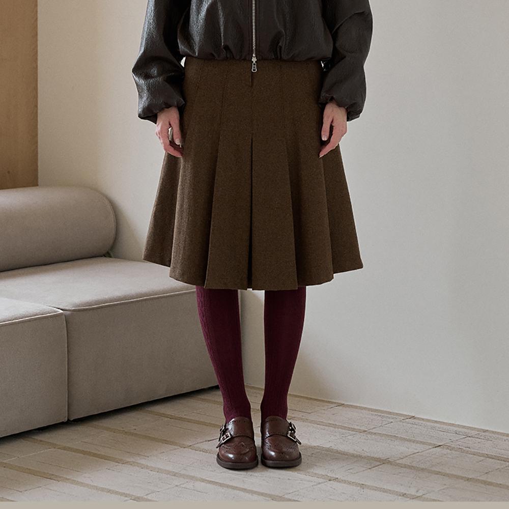 Rayher Wool Pleated Skirt