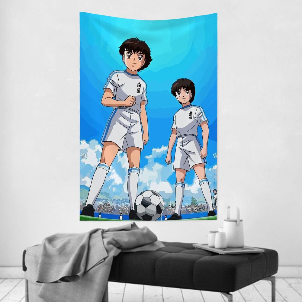 2025 I PC C-Captain T-Tsubasa Tapestry Room Decor Wall Cloth Party Hanging Background Room Decor Baby Room