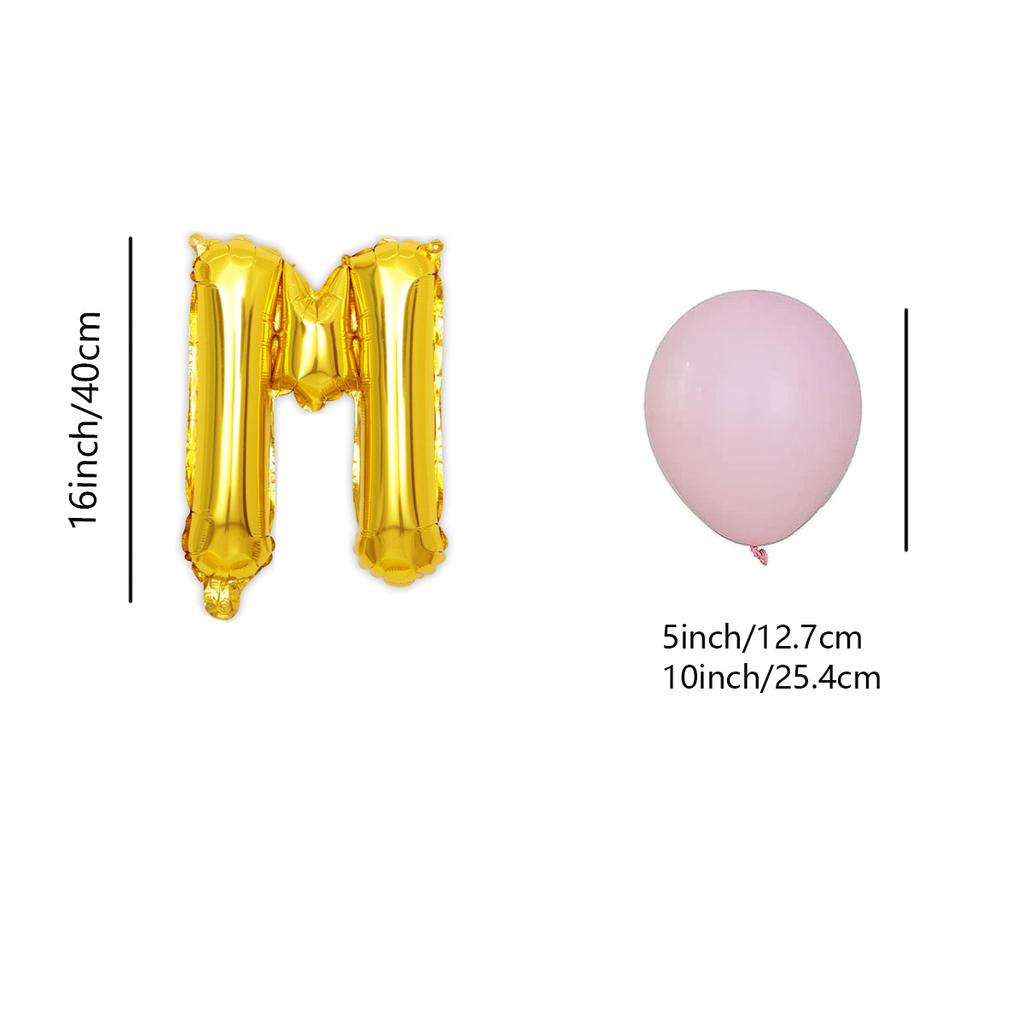 48pcs Mother's Day Balloon Set, Mother's Day Letter Aluminum Foil Latex Balloon Set Birthday Background Wall