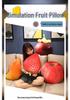 3D Fruit Plush Toy Cushion - Creative Cute Lumbar Pillow for Office & Photo Studio Decor