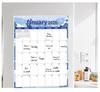 Countdown Calendar Decorative Magnetic Fridge Sticker Magnetic Calendar Orange Monthly Calendar For Kitchens Home Metal Surface