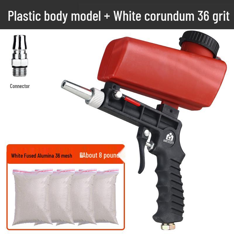 Tianfeng Handheld Pneumatic Sandblasting Gun - Rust Remover & Metal Refurbisher