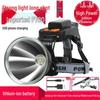 Rechargeable LED Headlamp: Strong Light, Long Range, Waterproof, Ultra-Long Battery Life, Ideal for Miners and Fishing.
