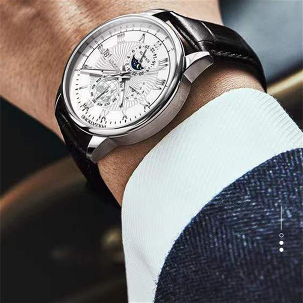 Poedagar Orologio da polso da uomo alla moda, impermeabile, luminoso