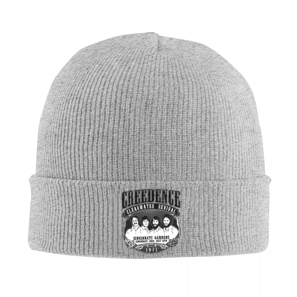 Creedence Clearwater Revivals Warm Knitted Cap Winter Knit Bonnet Hat Skullies Beanies Hip Hop Caps for Unisex
