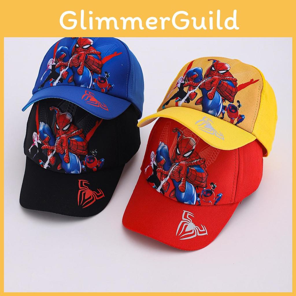 Spider Man Pattern Cartoon Kids Baseball Cap With Sunshade For Spring Outdoor Play