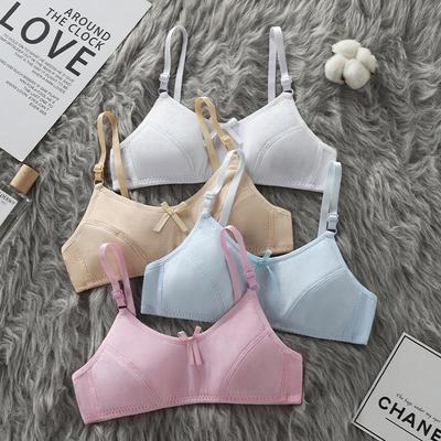 Girls' Vest Bra for Junior Students (Ages 9-16) - Padded, Thin, Ideal for Development Stage