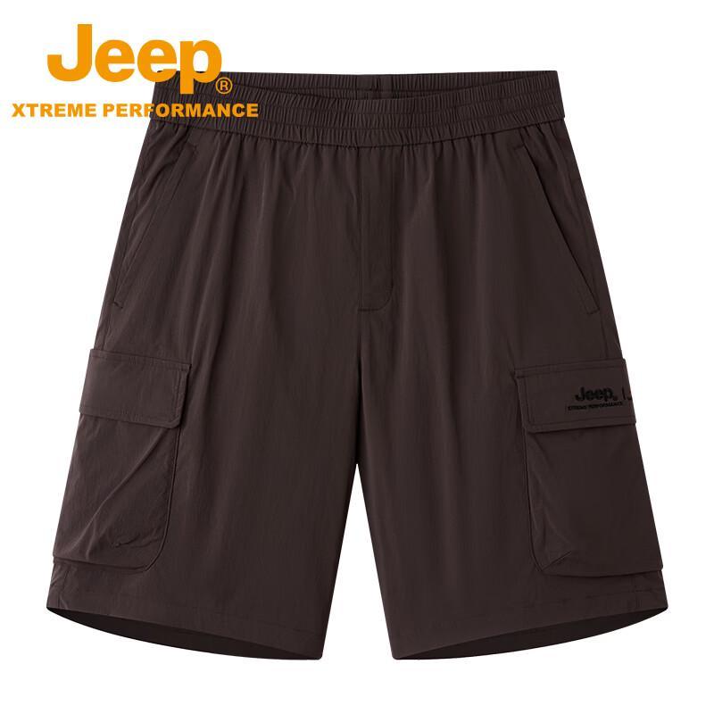 Jeep Men's Quick-Dry Outdoor Cargo Shorts