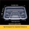 Disposable 4-Compartment Meal Prep Containers