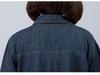 Women's European Style Denim Shirt Jacket, Spring/Autumn 2024, Plus Size, Loose Fit, Mid-Aged Mom Top.
