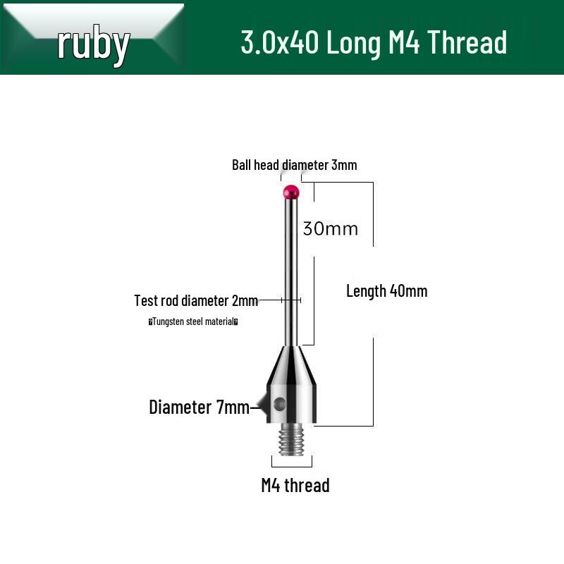 

Стилус для координатно-измерительной машины Aokewen M4 с рубиновым шариком