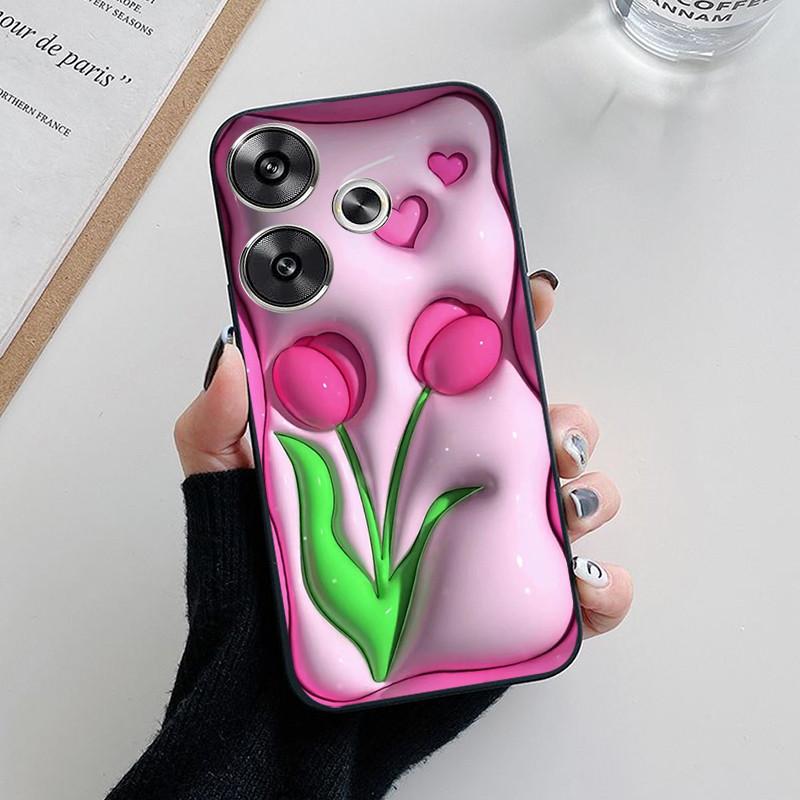 For Coque Poco M6 4G Case Soft Silicone Back Cases for Xiaomi Poco M6 4G Phone Cover PocoM6 POCO M 6 Full Protection Etui Funda