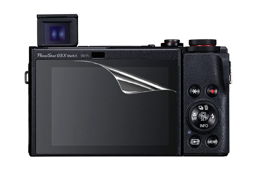 

WASHODO Resin LCD Protector for Canon PowerShot G5X Mark II Digital Camera (503-0029V)