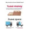 Car-mounted Foldable Storage Box, Camping Flip-top Side-opening Storage Box, Industrial-style Large Plastic Organizer Box