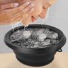 Face Ice Bath Bowl Ice Cooling Foldable Silicone Wash Basin with BuiltIn Ice Tray Bathroom Accessories Washing Basin Soothe Skin