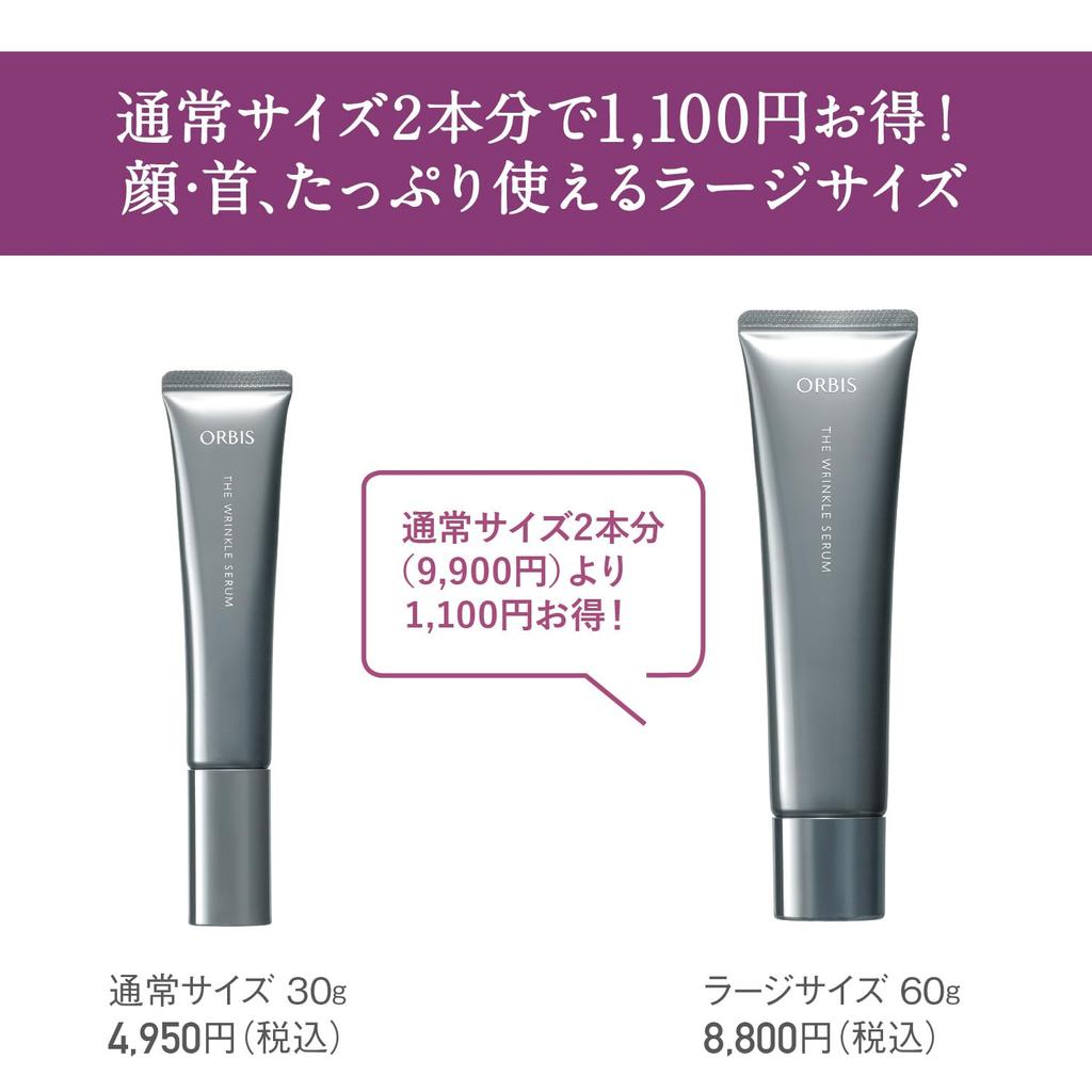 ORBIS The Wrinkle Serum, Regular Size, 30g, Serum (Wrinkle Improvement/Niacinamide) [Quasi-drug]