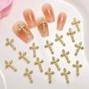 Internet Celebrity 3D Pearl & Diamond Nail Art Alloy Jewelry