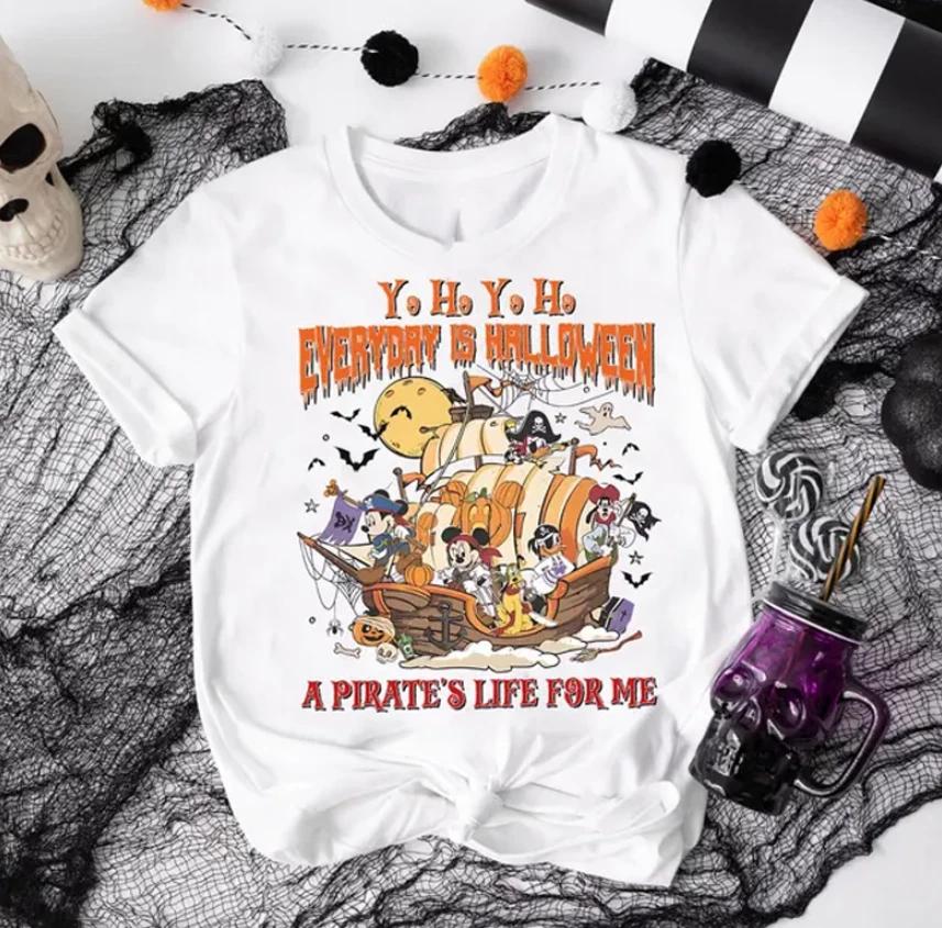 Mickey And Friends Pirates Everyday Is Halloween TShirt Unisex S