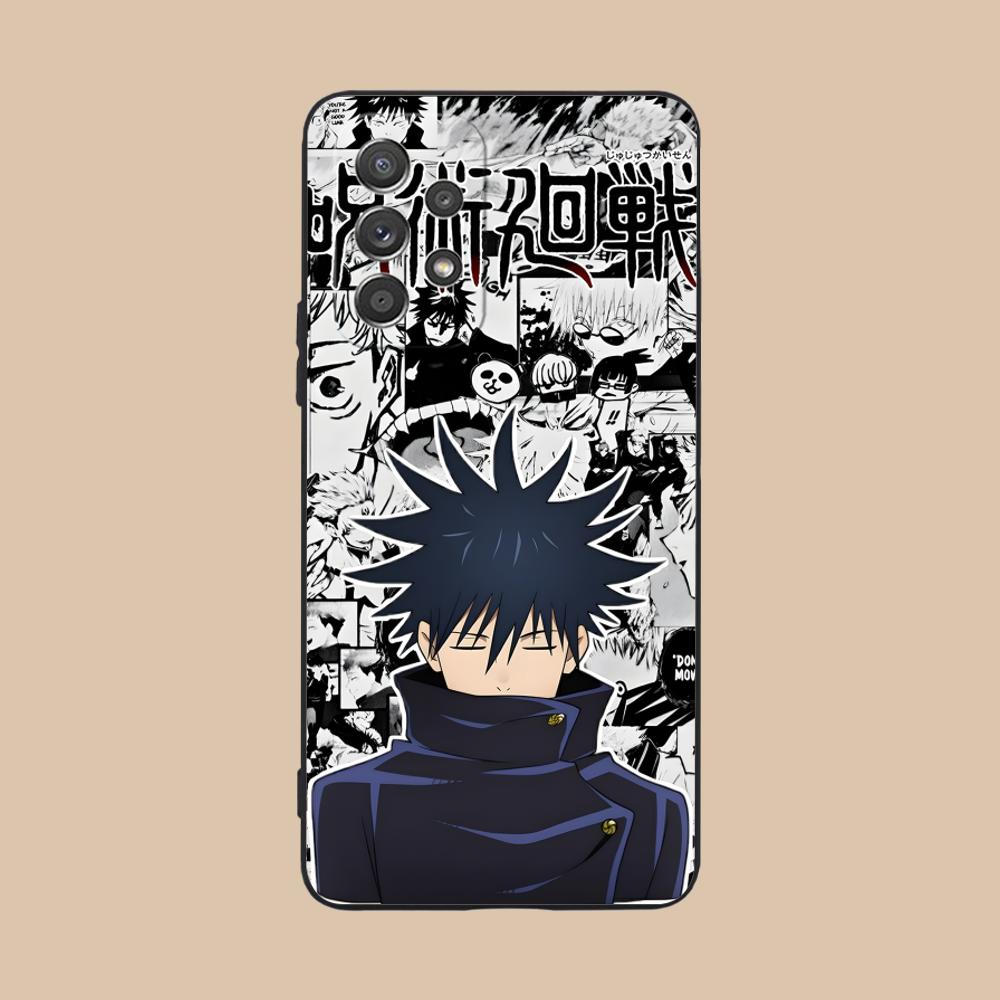 

Jujutsu Kaisen Megumi Mobile Phone Case for Samsung Galaxy A56 55 54 53 52 51 36 35 34 23 16 15 5G Colour Cover Cover Cellphones Galaxy A51 5G