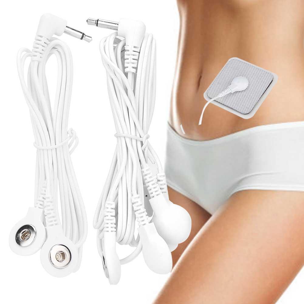 10pcs 3.5mm Button Type Electrode Lead Wires Cable for TENS Unit Physiotherapy Machine