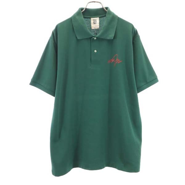 Unused VAST222 19ss Made In Japan SHAKER Short Sleeve Polo Shirt 2 Green Men's Used