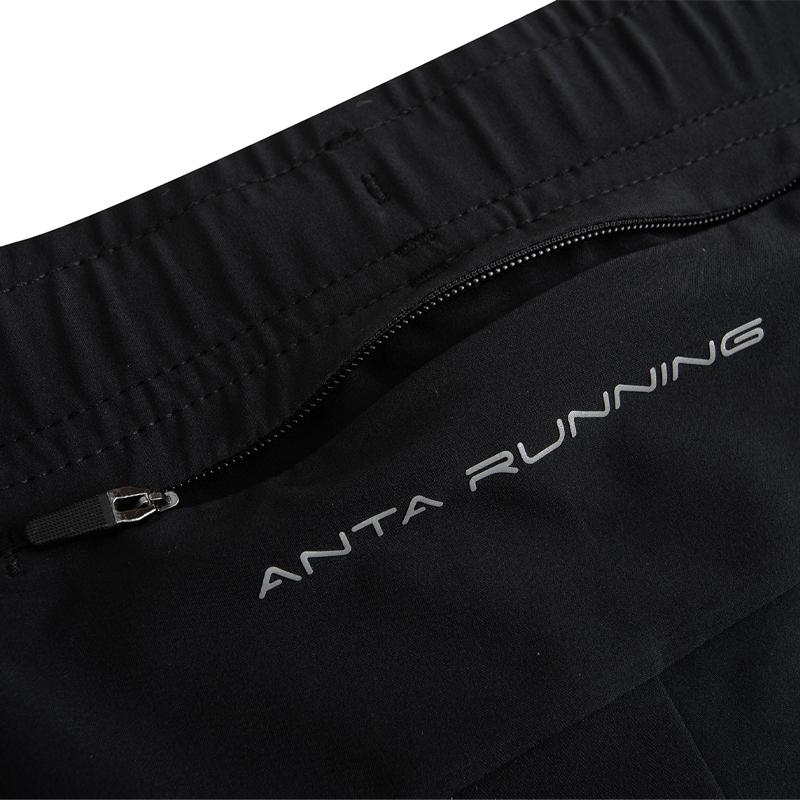 Anta Running Series Woven Simple Casual Shorts Women Shorts Basic-Black 962625501-3