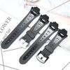 Rubber Watch Band For Suunto Observer X6 HRM DEC19 P45 Men's Resin Strap Outdoor Sports Waterproof Black Bracelet Accessories