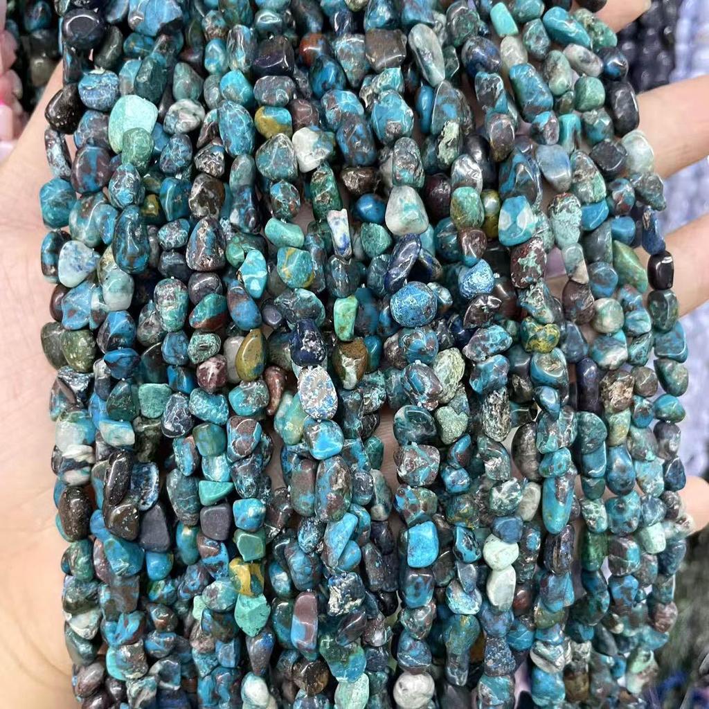 Natural Phoenix Lapis Lazuli & Turquoise Irregular Beads for Handmade DIY Bracelets