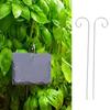 30Pcs Plant Label Hooks Holder Stainless Steel Garden Markers Stake Plant Sign For Flower Pot Bonsai 200mm