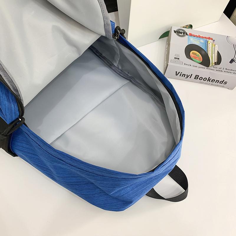 Large Capacity School Bag Color Block Multifunctional Travel Backpack Unisex Backpack