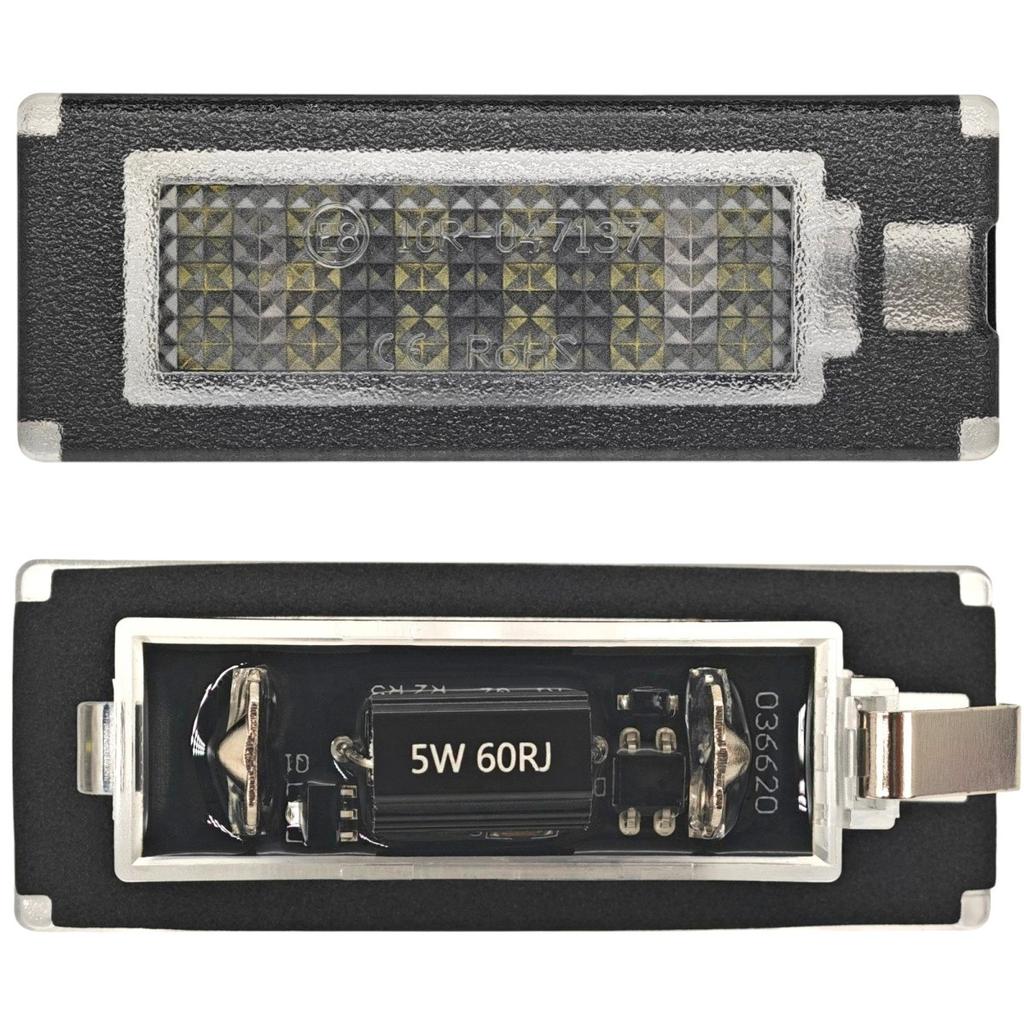 LED-skyltbelysning kompatibel med Peugeot, Citroen, Fiat, Lancia - 2 st Off-Road