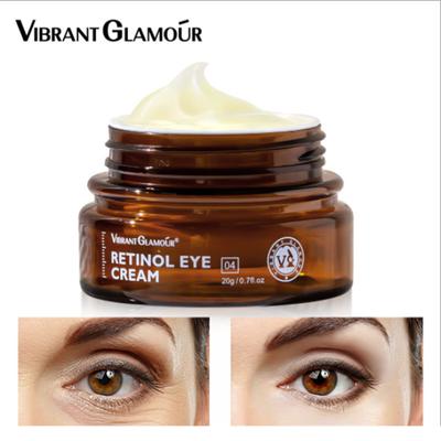 Retinol Eye Cream Dark Circles Fade Fine Lines Remove Eye Bags Anti Wrinkle Anti Aging Firming Brighten Skin 20g