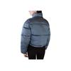 Calvin Klein Bestickte Kurzjacke mit Stehkragen und Reißverschluss, Langarm, Damenjacke, Blau J20J224124-CDO