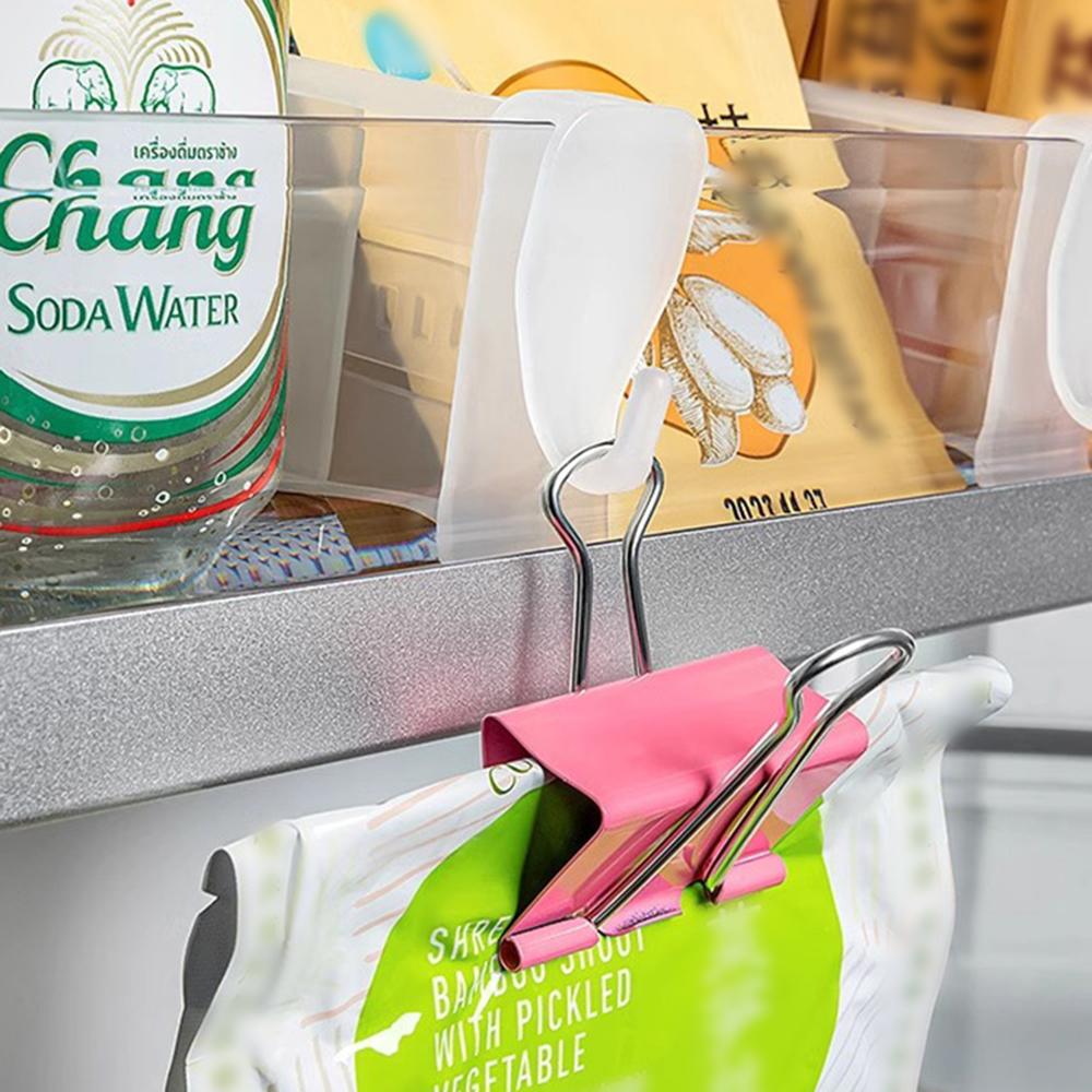 4 Transparent Refrigerator Divider Set, Retractable Refrigerator Side Door Storage Clip, Kitchen Food, Bottles, Storage Divider