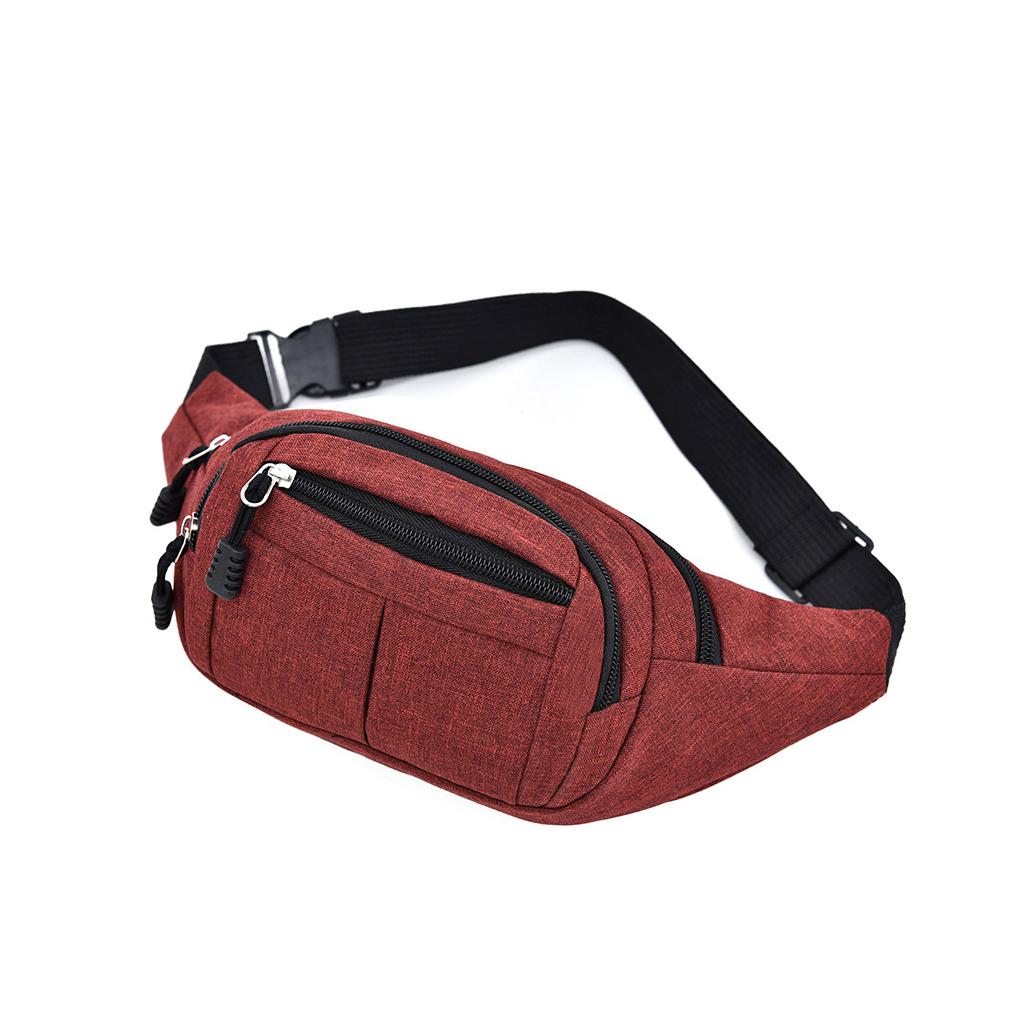 Oxford Cloth Men Waist Bag Adjustable Casual Replacement Fashionable Portable Travelling Bags Pouch Pocket Gift