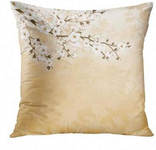 

Cherry Blossom Pillowcase Printed Polyester Home Bedroom Bed Living Room Sofa Decorative Cushion Cover 16x16Inch