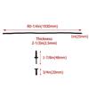 Plastic Rivet Bumper Hood Seal&Rivets For Challenger 2008-2022