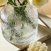 Trendy Transparent Glass Hydroponic Flower Vase for Fresh Roses - Elegant Living Room/Dining Table Decor