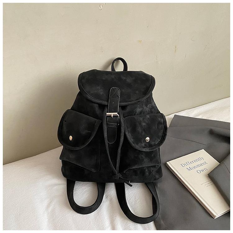 Korean Version of College Student Backpack 2025 New Retro Trend Fashion Student Bag Personalized Ins Foreign Style Backpack
