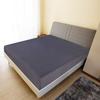 VidaXL Spannbettlaken Jersey Anthrazit 90x200 cm Baumwolle