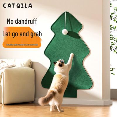 Placa Vertical para Arranhar Gatos Resistente ao Desgaste - Protetor de Sofá Anti-Arranhões Montado na Parede e Brinquedo