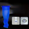 1Pcs Anti Odor Floor Drain Core Navy Blue Drain Cover Round Shower Drainer One Way Valve Insect Prevention Bathroom Accessories