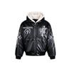 Trendy Men's Hooded PU Leather Cotton Jacket - Versatile European & American Style Outerwear