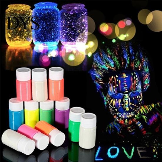 Trucco Corpo Pigmento Pittura Luminosa Palco Festa Pittura in Polvere Glow in the Dark
