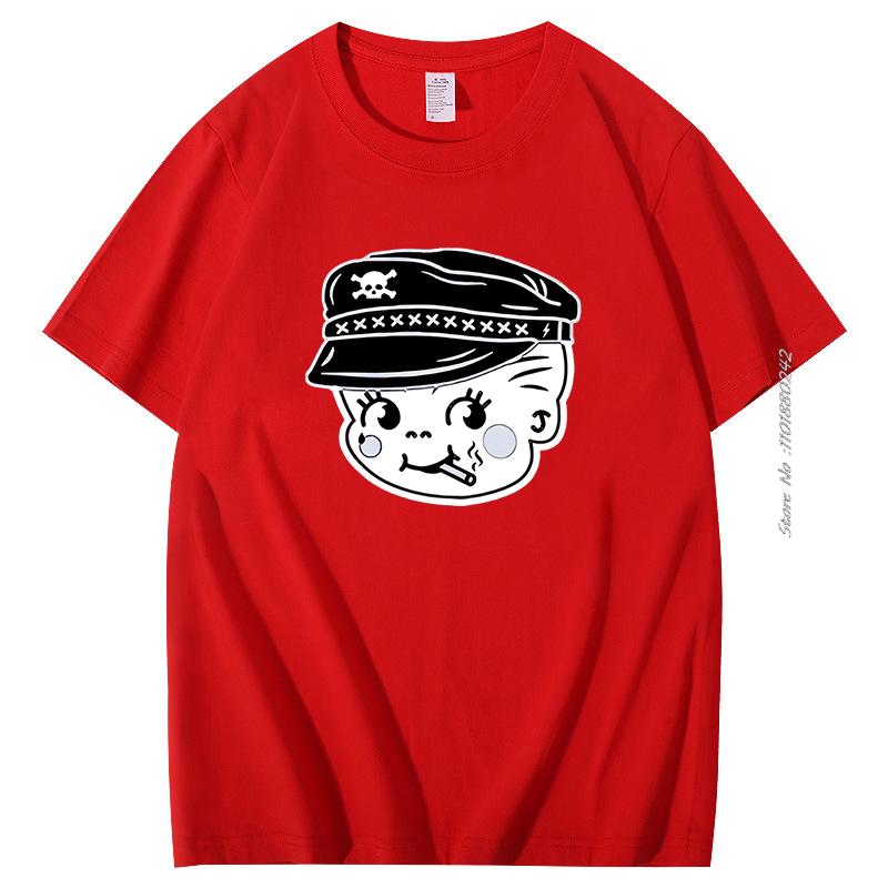 Summer Cotton Tshirt Unique Style Men Tshirt The Bad Kewpie Graphic T Shirts Streetwear Short Sleeve Tshirts Mens Clothes