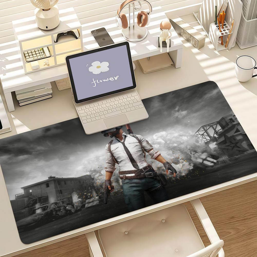 Game P-PUBG B-BATTLEGROUNDS Mouse Pad Anti Slip Rubber Edge Locked Thickened Laptop Gaming Desk Mat