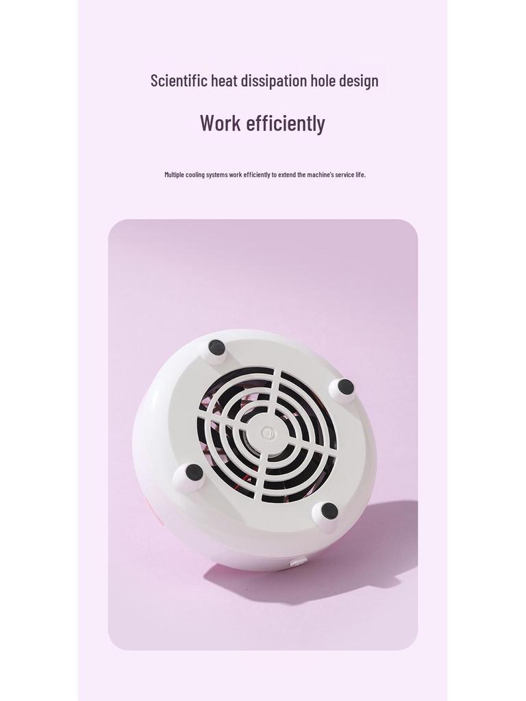 Compact Japanese Style Low-Noise Portable Nail Dust Collector