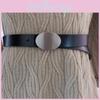 Leather Fashion Womens Belt Square Buckle Two Layer Cowhide Summer Casual Looks