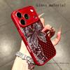 Luxury Polka Dot Lace Bow phone case mobile phones for iphone 17 pro max cover Glass for iPhone 17 16 15 14 13 12pm Pro Plus