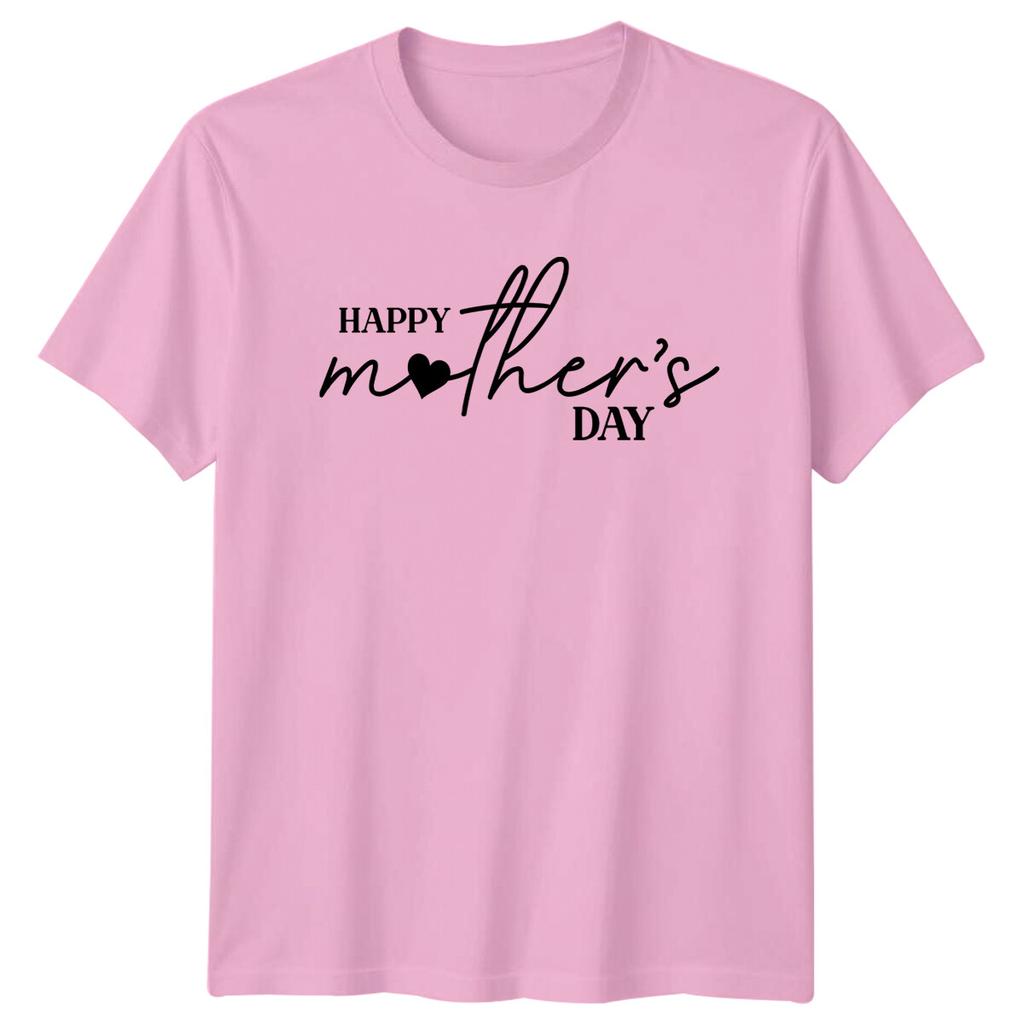 Happy Mothers Day Heart TShirt Mothers Day Gift For Unisex